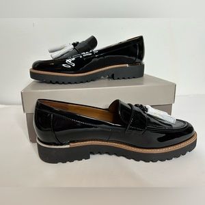 Franco Sarto black Carolyn loafer Size 9W